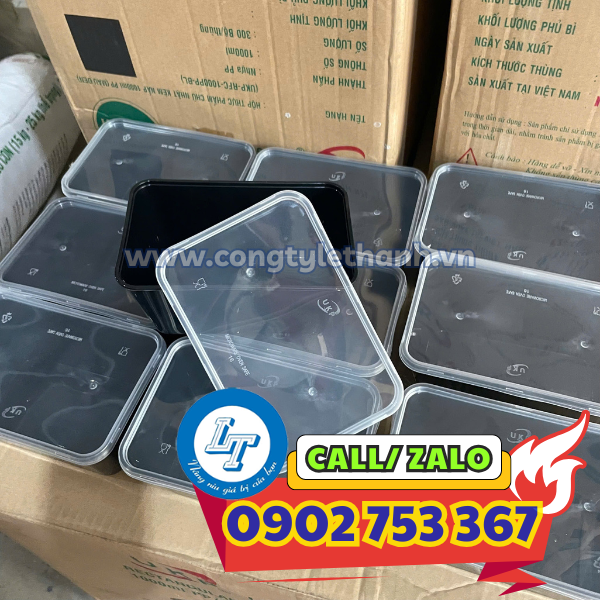 Nhà cung cấp hộp nhựa pp chữ nhật đen nắp trong giá sỉ hcm Nhà cung cấp hộp nhựa pp chữ nhật đen nắp trong giá sỉ hcm