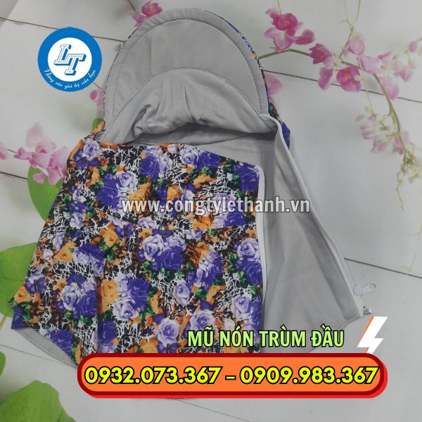 MŨ CHỐNG NẮNG, NÓN TRÙM ĐẦU GIÁ SỈ RẺ HCM mũ chống nắng khóa kéo