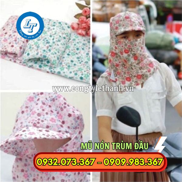 MŨ CHỐNG NẮNG, NÓN TRÙM ĐẦU GIÁ SỈ RẺ HCM MŨ CHỐNG NẮNG, NÓN TRÙM ĐẦU GIÁ SỈ RẺ HCM