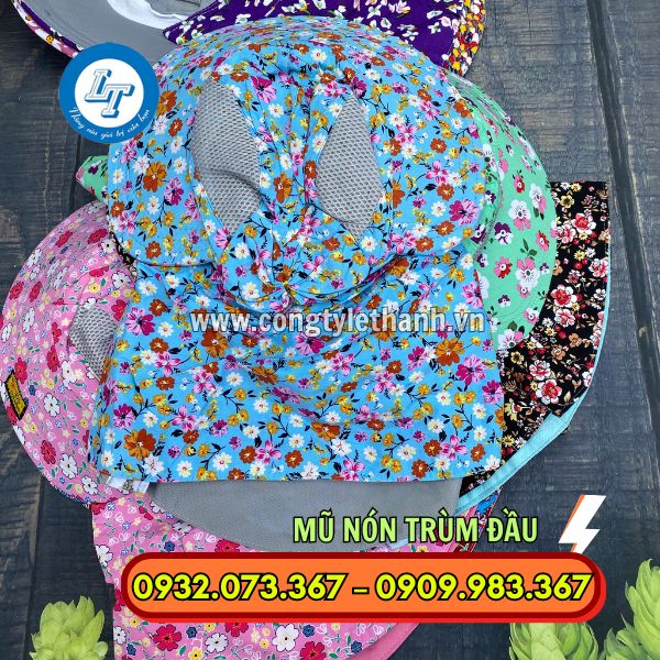 MŨ CHỐNG NẮNG, NÓN TRÙM ĐẦU GIÁ SỈ RẺ HCM NÓN TRÙM ĐẦU GIÁ SỈ RẺ HCM