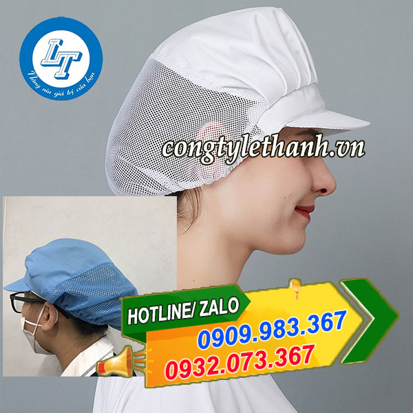 NÓN LƯỚI TRÙM TÓC CÔNG NHÂN GIÁ RẺ nón lưới có vành
