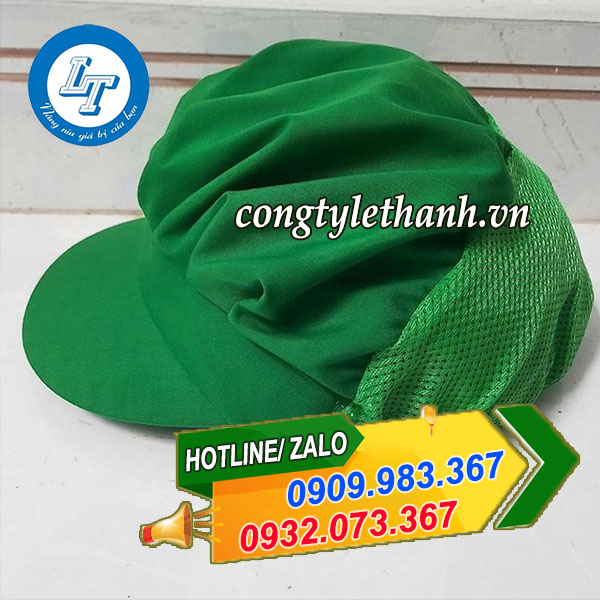 NÓN LƯỚI TRÙM TÓC CÔNG NHÂN GIÁ RẺ nón lưới trùm tóc công nhân xanh lá
