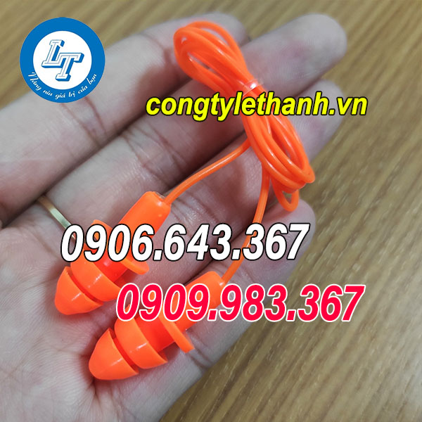 NƠI BÁN RẺ NÚT TAI CHỐNG ỒN DÂY MÀU VÀNG, MÀU CAM nút nhét tai màu cam