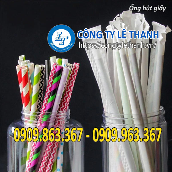 Giá ống hút trà sữa siêu rẻ tiện dụng Ống hút trà sữa giấy