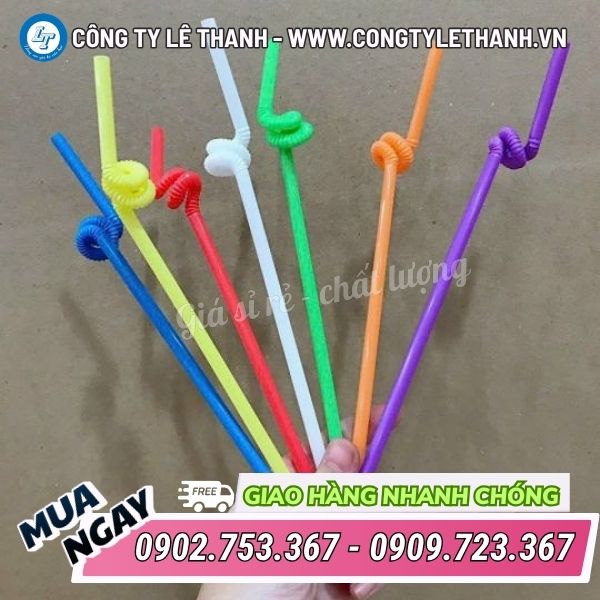 nhà cung cấp các loại ống hút nhựa giá sỉ Ống hút nhựa cong nghệ thuật