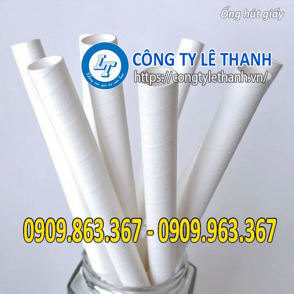 Giá ống hút trà sữa siêu rẻ tiện dụng Ống hút giấy
