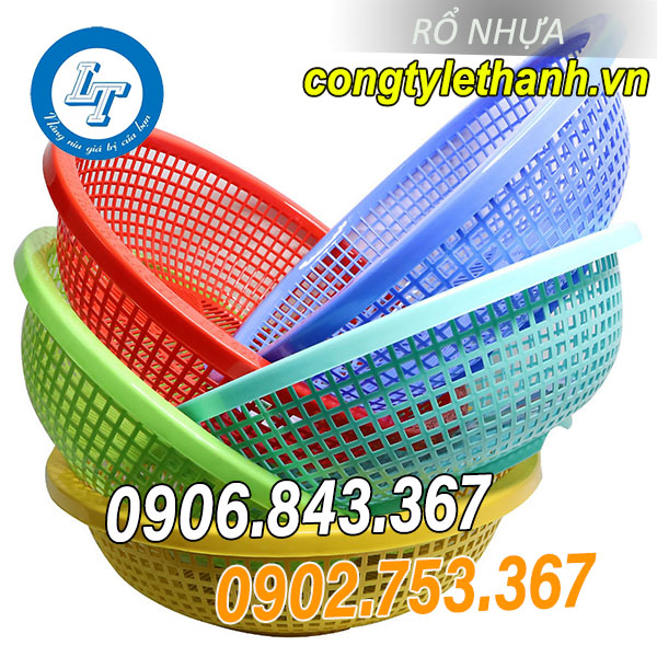 GIÁ SỈ, GIÁ RẺ RỔ NHỰA TRÒN NHIỀU SIZE, ĐỦ MÀU SẮC rổ nhựa tròn nhiều màu