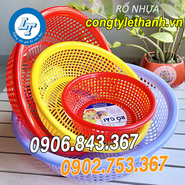 GIÁ SỈ, GIÁ RẺ RỔ NHỰA TRÒN NHIỀU SIZE, ĐỦ MÀU SẮC rổ nhựa tròn nhiều size