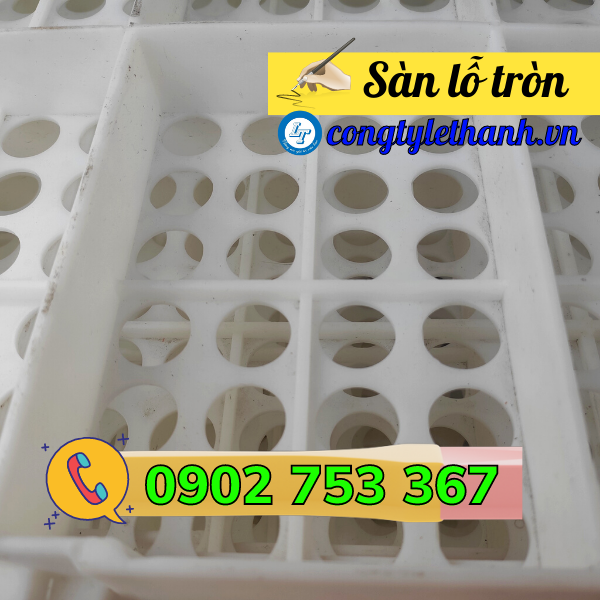 PHÂN PHỐI GIÁ SỈ RẺ SÀN NHỰA NUÔI DÊ, NUÔI VỊT LỖ TRÒN sàn nuôi dê lỗ tròn