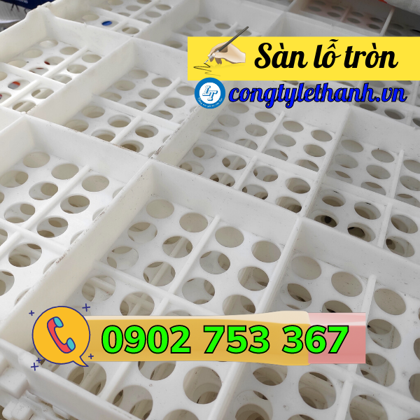 PHÂN PHỐI GIÁ SỈ RẺ SÀN NHỰA NUÔI DÊ, NUÔI VỊT LỖ TRÒN sàn nuôi dê