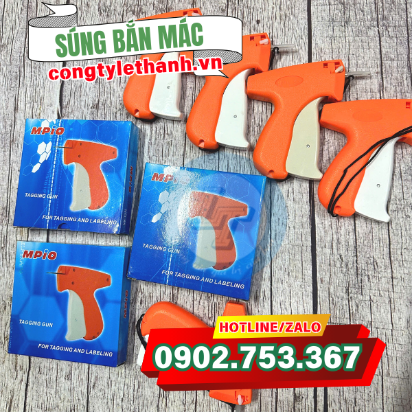 Súng bắn mác vỏ cam trắng có đầu bọc mũi kim Súng bắn mác vỏ cam trắng có đầu bọc mũi kim