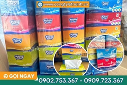 ĐỊA CHỈ MUA GIÁ RẺ HỘP GIẤY RÚT PULPPY 2 LỚP CHÍNH HÃNG