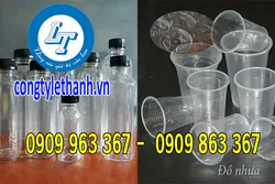 MUA SỈ LY NHỰA, CHAI NHỰA ĐỰNG NƯỚC UỐNG NHIỀU MẪU MÃ