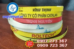 NHẬN IN LOGO, TÊN CÔNG TY LÊN DÂY ĐAI NHỰA ĐÓNG THÙNG