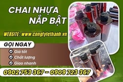 CHAI NHỰA TRÒN NẮP BẬT CHIẾT MỸ PHẨM, ĐỰNG DUNG DỊCH GIÁ SỈ