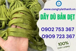 NGUỒN DÂY DÙ XANH BUỘC HÀNG BẢN DẸT NHIỀU KÍCH CỠ GIÁ SỈ