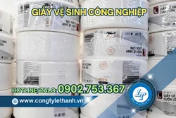 GIẤY VỆ SINH CÔNG NGHIỆP CUỘN LỚN GIÁ SỈ TIẾT KIỆM