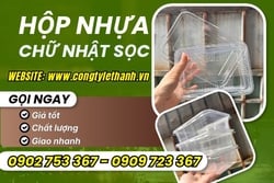 PHÂN PHỐI SỈ HỘP NHỰA CHỮ NHẬT SỌC ĐỦ DUNG TÍCH TOÀN QUỐC