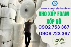KHO BÁN SỈ BÁN LẺ XỐP FOAM, XỐP NỔ TẠI HCM