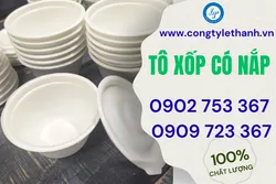 TÔ XỐP DÙNG 1 LẦN CÓ NẮP ĐẬY GIÁ SỈ