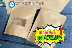 TÚI ZIP GIẤY KRAFT CÓ CỬA SỔ GIÁ SỈ HCM