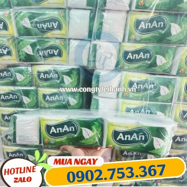GIẤY VỆ SINH AN AN 10 CUỘN