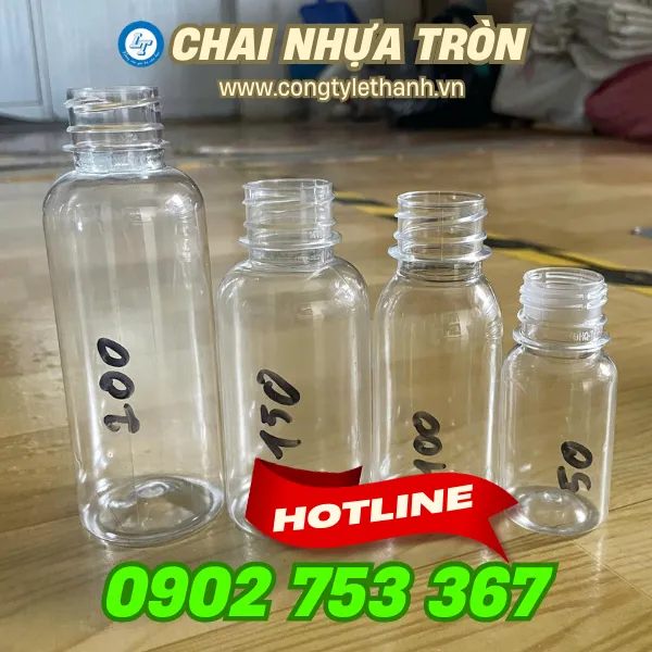 CHAI NHỰA TRÒN
