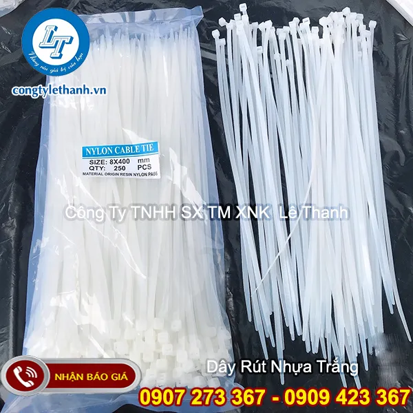 DÂY RÚT NHỰA TRẮNG