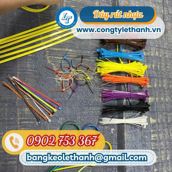 DÂY RÚT NHỰA MÀU