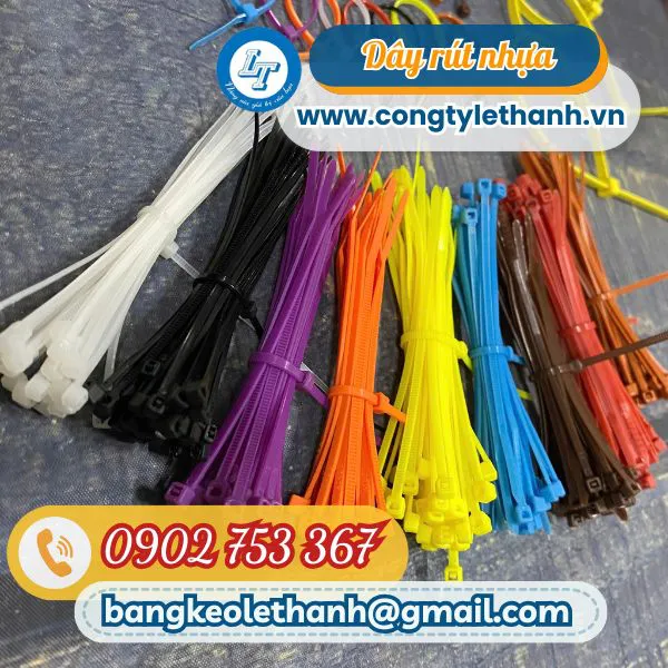 DÂY RÚT NHỰA MÀU
