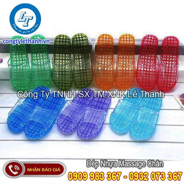 DÉP NHỰA MASSAGE CHÂN