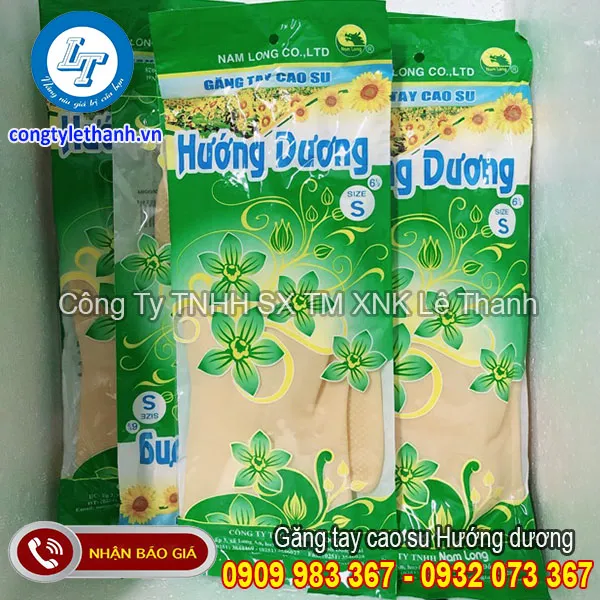 GĂNG TAY CAO SU HƯỚNG DƯƠNG