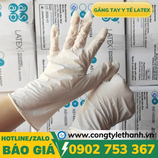 GĂNG TAY Y TẾ LATEX