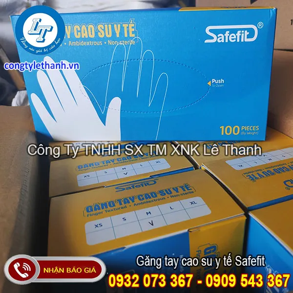GĂNG TAY CAO SU Y TẾ SAFEFIT
