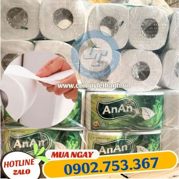 GIẤY VỆ SINH AN AN 10 CUỘN