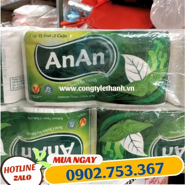 GIẤY VỆ SINH AN AN 10 CUỘN