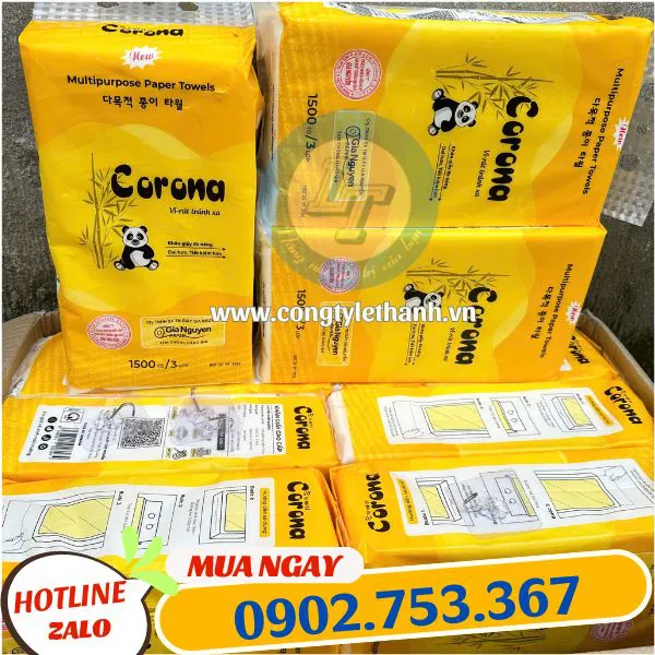 GIẤY RÚT TREO TƯỜNG CORONA