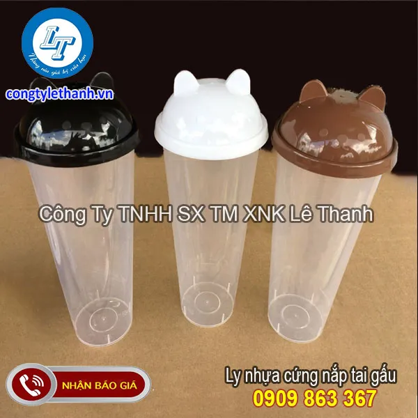 LY NHỰA NẮP TAI GẤU