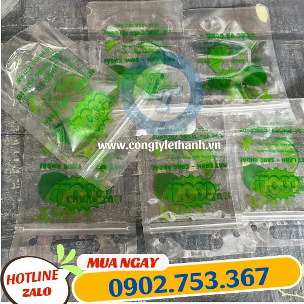 TÚI ZIP TRÀ CHANH