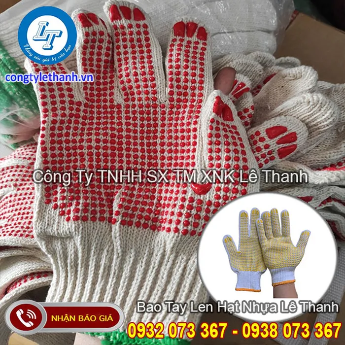 BAO TAY LEN PHỦ HẠT NHỰA