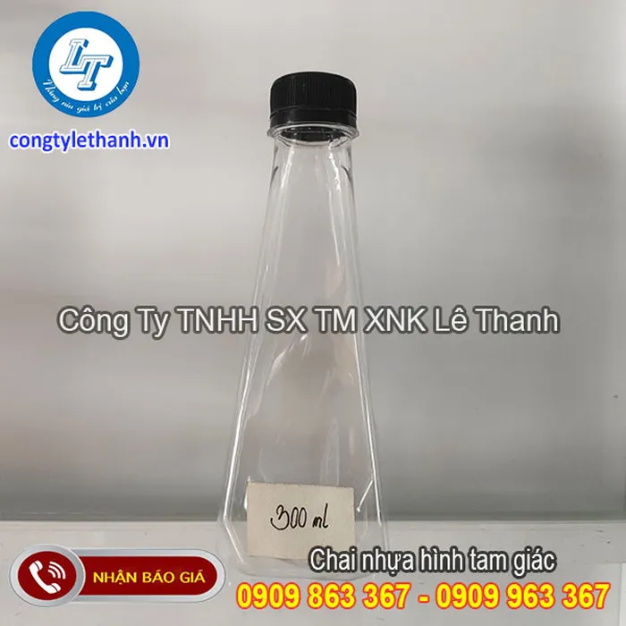 CHAI NHỰA HÌNH TAM GIÁC