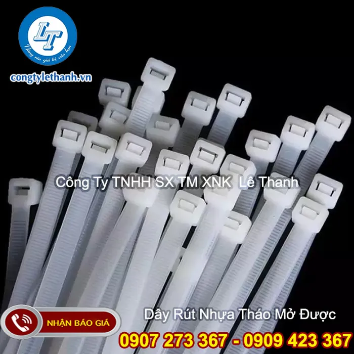 DÂY RÚT NHỰA THÁO MỞ ĐƯỢC