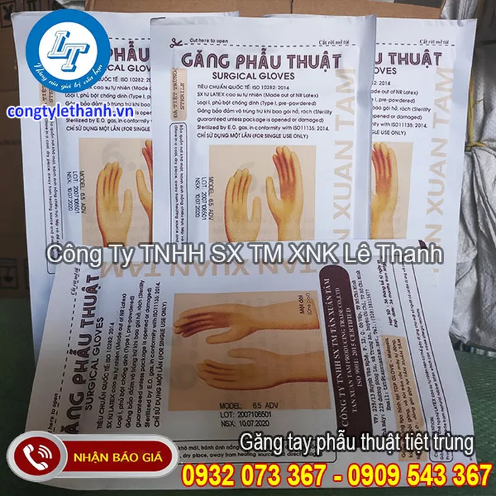 GĂNG TAY PHẪU THUẬT