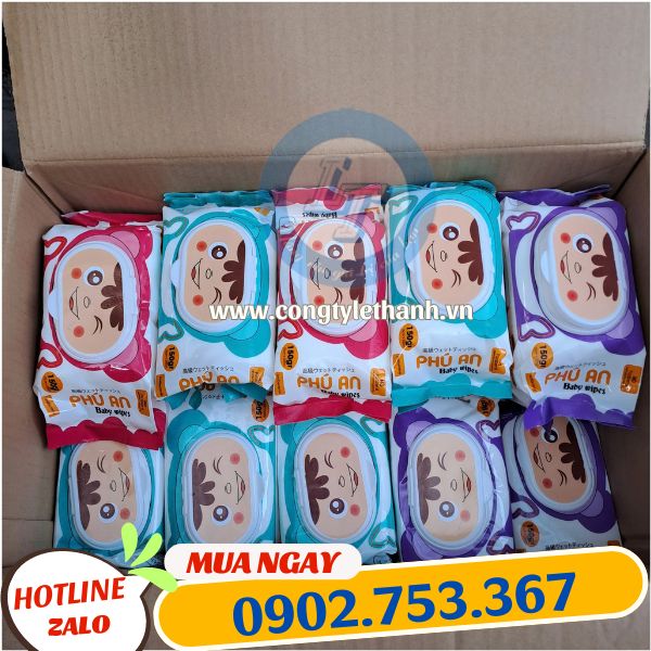 Khăn ướt gấu giá tốt thùng khăn ướt gấu