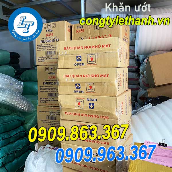 MUA KHĂN ƯỚT CAO CẤP GIÁ SỈ RẺ TẠI KHO thùng khăn giấy ướt