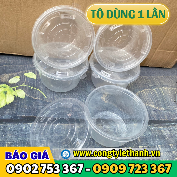 Tô nhựa có nắp Tô nhựa có nắp