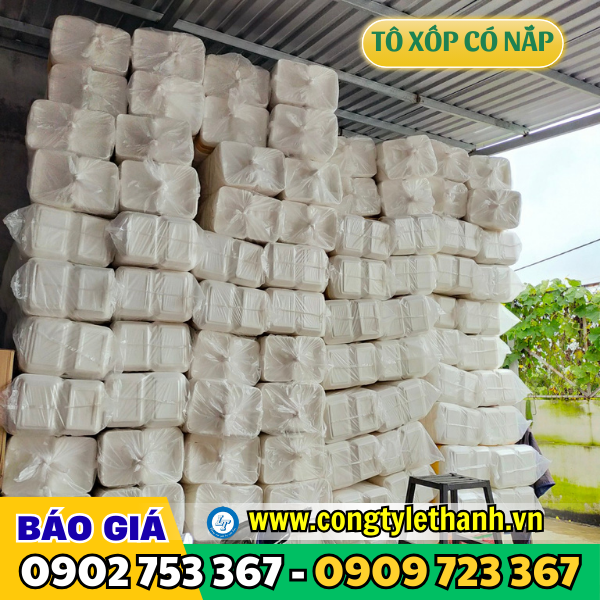 Tô xốp dùng 1 lần có nắp đậy giá sỉ Tô xốp dùng 1 lần có nắp đậy giá sỉ