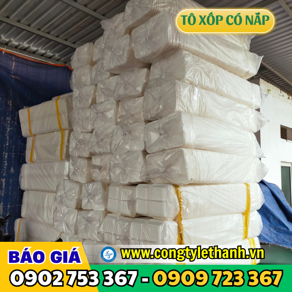 Tô xốp dùng 1 lần có nắp đậy giá sỉ Tô xốp dùng 1 lần có nắp đậy giá sỉ