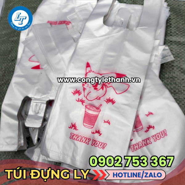 Túi đựng ly in hình theo yêu cầu Túi đựng ly in hình theo yêu cầu