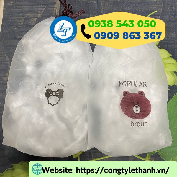 SET 100 MÀNG BỌC THỰC PHẨM TÚI GẤU AN TOÀN, GIÁ SỈ RẺ túi gấu thực phẩm giá sỉ